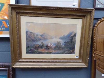 Lot 5087 - Late 19th/Early 20th Century, A lake and...