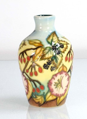 Lot 260 - A miniature Moorcroft vase of shouldered form...