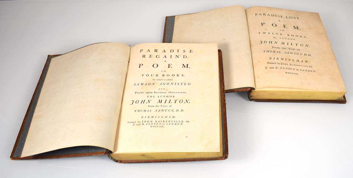 Lot 51 - John Milton: 'Paradise Lost, A Poem in Twelve...