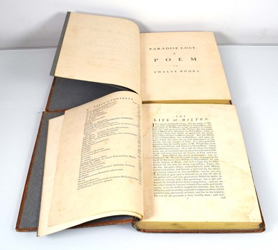 Lot 51 - John Milton: 'Paradise Lost, A Poem in Twelve...