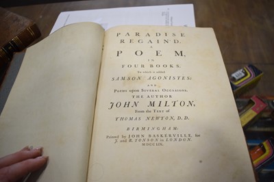 Lot 51 - John Milton: 'Paradise Lost, A Poem in Twelve...