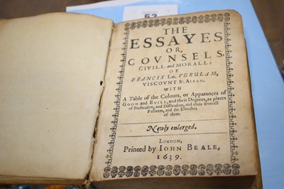 Lot 53 - Francis Lo. Verulam, Viscount St. Alban: 'The...