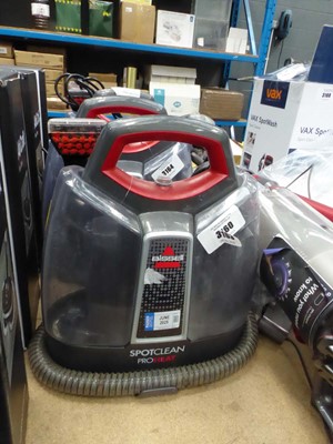 Lot 3163 - Unboxed Bissell spot clean proheat carpet and...