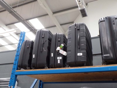 Lot 3260 - Large hard shell American Tourister suitcase...