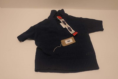 Lot 3445 - x10 Dalia Johnny collar textured knit sweater