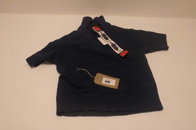 Lot 3449 - x10 Dalia Johnny collar textured knit sweater