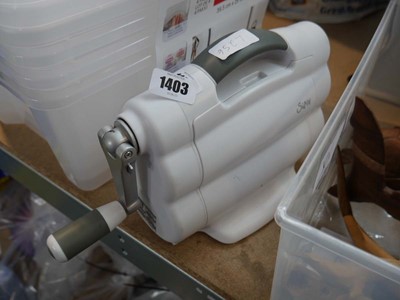 Lot 1403 - Big Shot craft machine