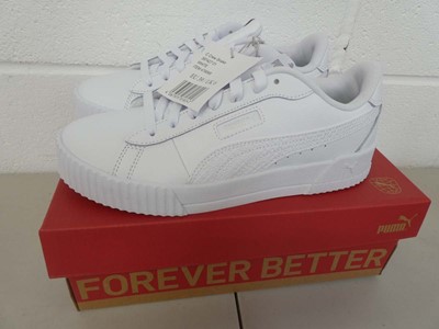 Lot 1622 - Boxed pair of Puma 'crew snake' trainers size...