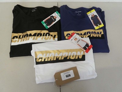 Lot 1638 - Approx. 40 Champion elite t-shirts