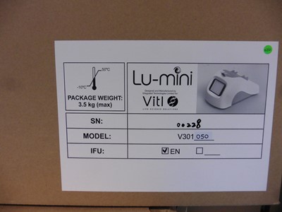 Lot 34 - VITL Lu-Mini luminometer with box and accessories