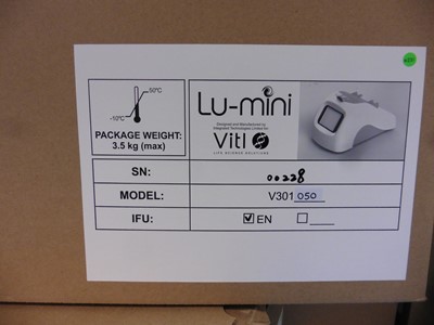 Lot 36 - VITL Lu-Mini luminometer with box and accessories