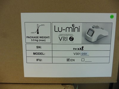 Lot 38 - VITL Lu-Mini luminometer with box and accessories