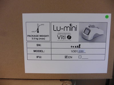 Lot 44 - VITL Lu-Mini luminometer with box and accessories