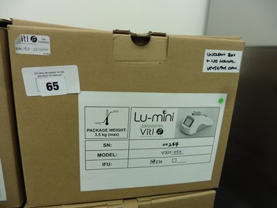 Lot 65 - VITL Lu-Mini luminometer with box and...