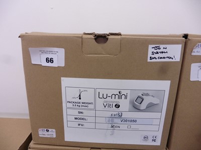 Lot 66 - VITL Lu-Mini luminometer with box and...