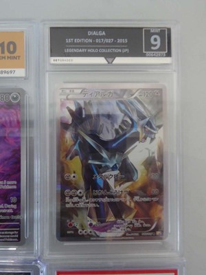 Lot 4 assorted graded Pokémon cards to include a...