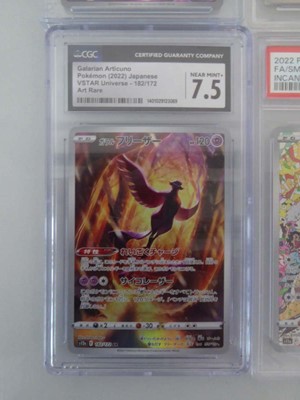 Lot 4 assorted graded Pokémon cards to include a...