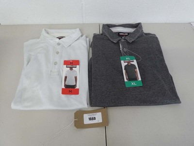 Lot 1669 - Approx. 25 men's Kirkland signature polo...