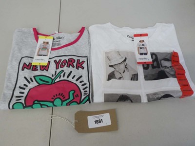 Lot 1681 - Approx. 50 women's t shirts by Keith Haring. (...
