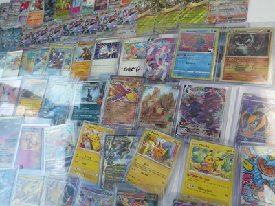 Lot Qty of top loaded/sleeved Pokémon cards from...
