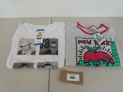 Lot 1698 - Approx. 40 women's t shirts by Keith Haring.
