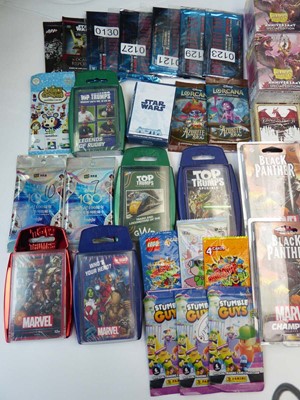 Lot Assortment of sealed trading card booster...