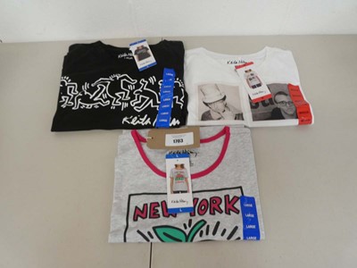 Lot 1703 - Approx. 40 women's t shirts by Keith Haring.