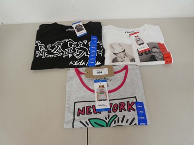 Lot 1704 - Approx. 40 women's t shirts by Keith Haring.