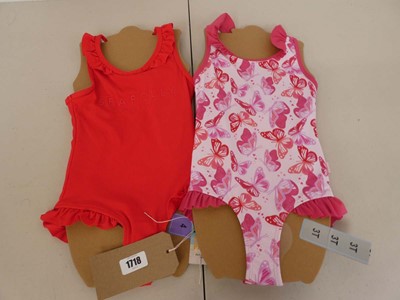 Lot 1718 - Approx. 25 girls Sea Folly all in one swimsuits