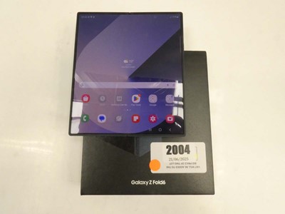 Lot 2004 - Samsung Galaxy Z Fold6 512GB Navy with box and...