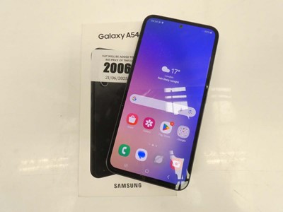 Lot 2006 - Samsung Galaxy A54 5G 128GB Graphite with box...