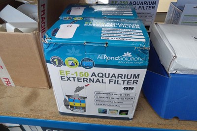 Lot 4396 - 2 AllPondSolutions EF-150 aquarium external...