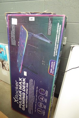 Lot 4446 - Boxed X-Rocker Pulsar Max gaming desk