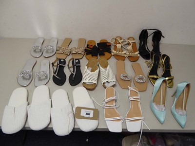 Lot 3781 - 14 pairs of ladies shoes of various styles and...