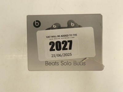 Lot 2027 - Beats Solo Buds wireless earphones with box