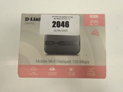 Lot 2046 - D-Link DWR-932 mobile WiFi