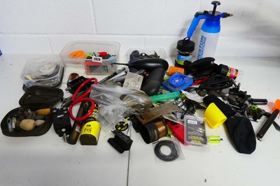 Lot Quantity of mixed fishing related tackle incl....