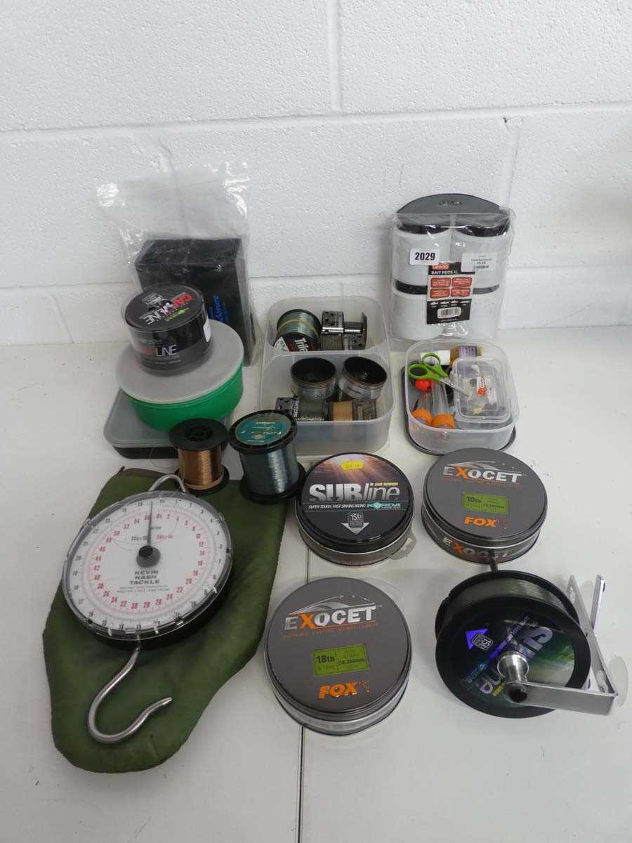Lot Quantity of mixed fishing related tackle incl....