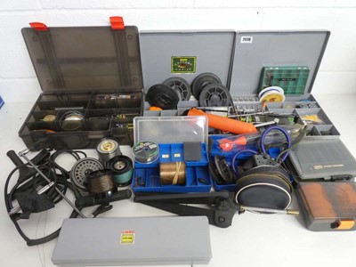Lot Large quantity of mixed fishing related tackle...