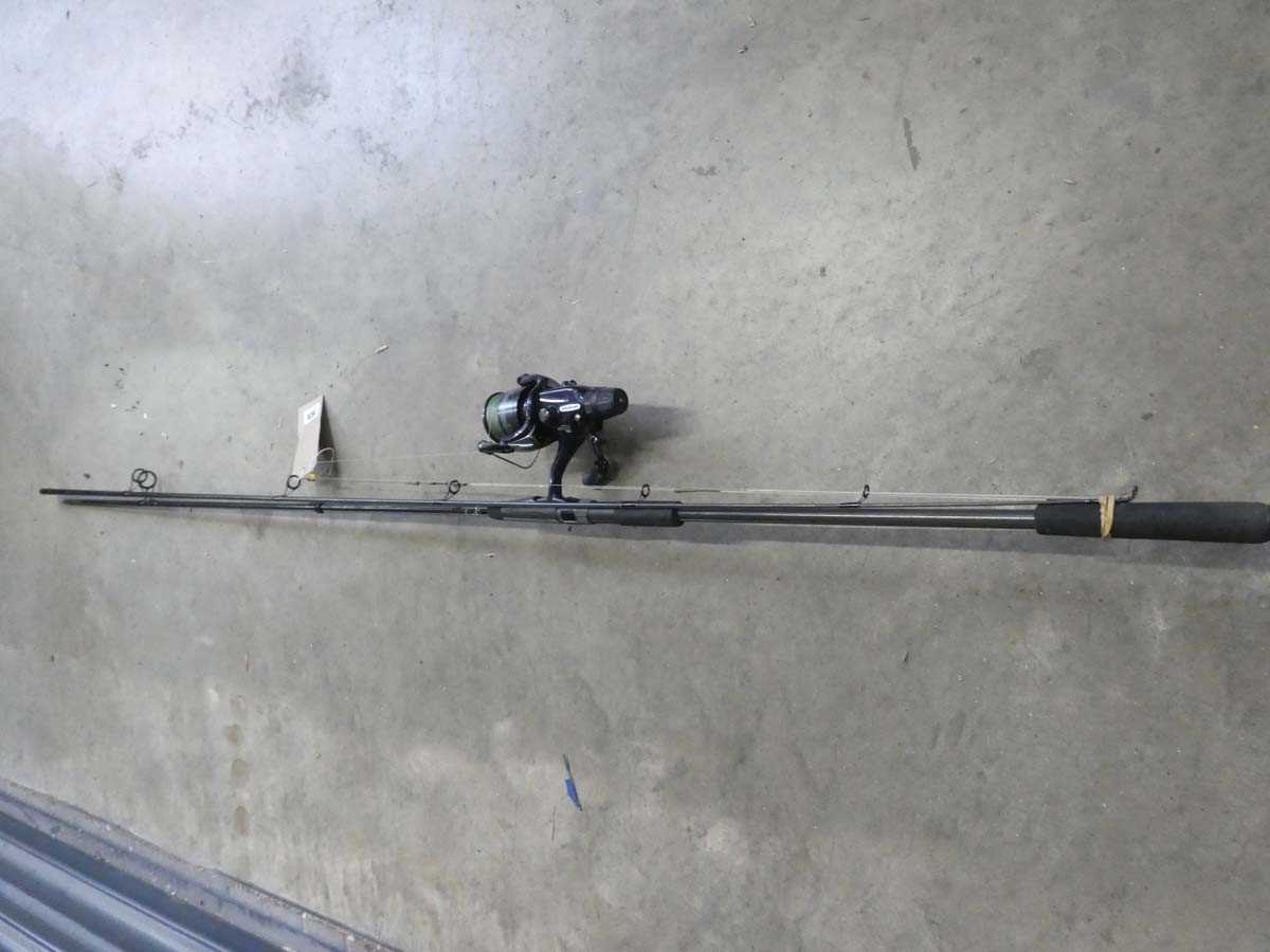 Lot Shimano 12' carp rod with Shimano DL 10000RA...
