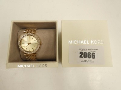 Lot 2066 - Michael Kors MK3191 wristwatch with box