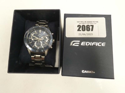 Lot 2067 - Casio Edifice 5490 wristwatch with box