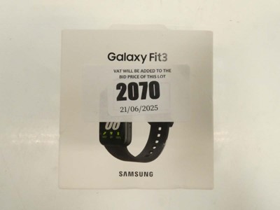 Lot 2070 - *Sealed* Samsung Galaxy Fit3 fitness watch