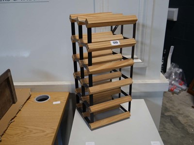 Lot 1245 - Small wine rack