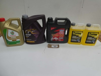 Lot 4615 - Castrol Edge oil, Mannnol ATF CVT transmission...