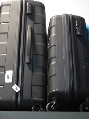 Lot 1112 - American Tourister suitcase in black with...