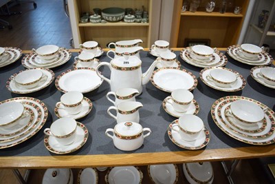 Lot 285 - A Royal Crown Derby Ambassador pattern service...