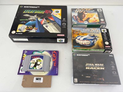 Lot 5x Nintendo 64 games to include Lylat Wars...