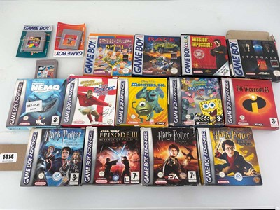 Lot Qty of Boxed and unboxed GameBoy and GameBoy...