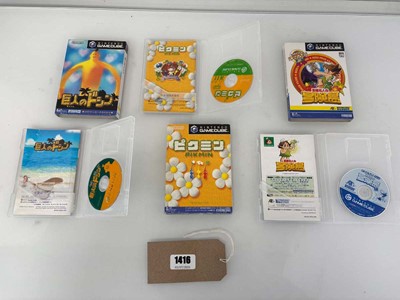 Lot 3x Japanese GameCube games to include Pickmin,...